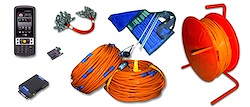 Cable, clips, electrodes, spare parts, additional equipment